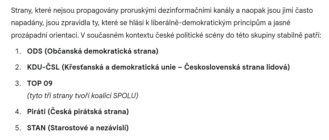 Volby 2025 jak to vidí nejen AI