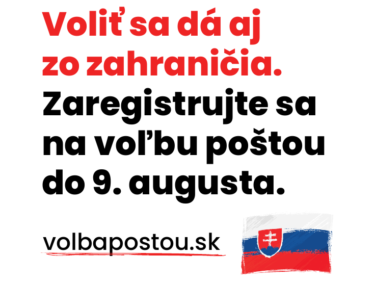 Slovenské volby poštou — čas se krátí